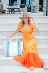 Colorblock Tiered Maxi