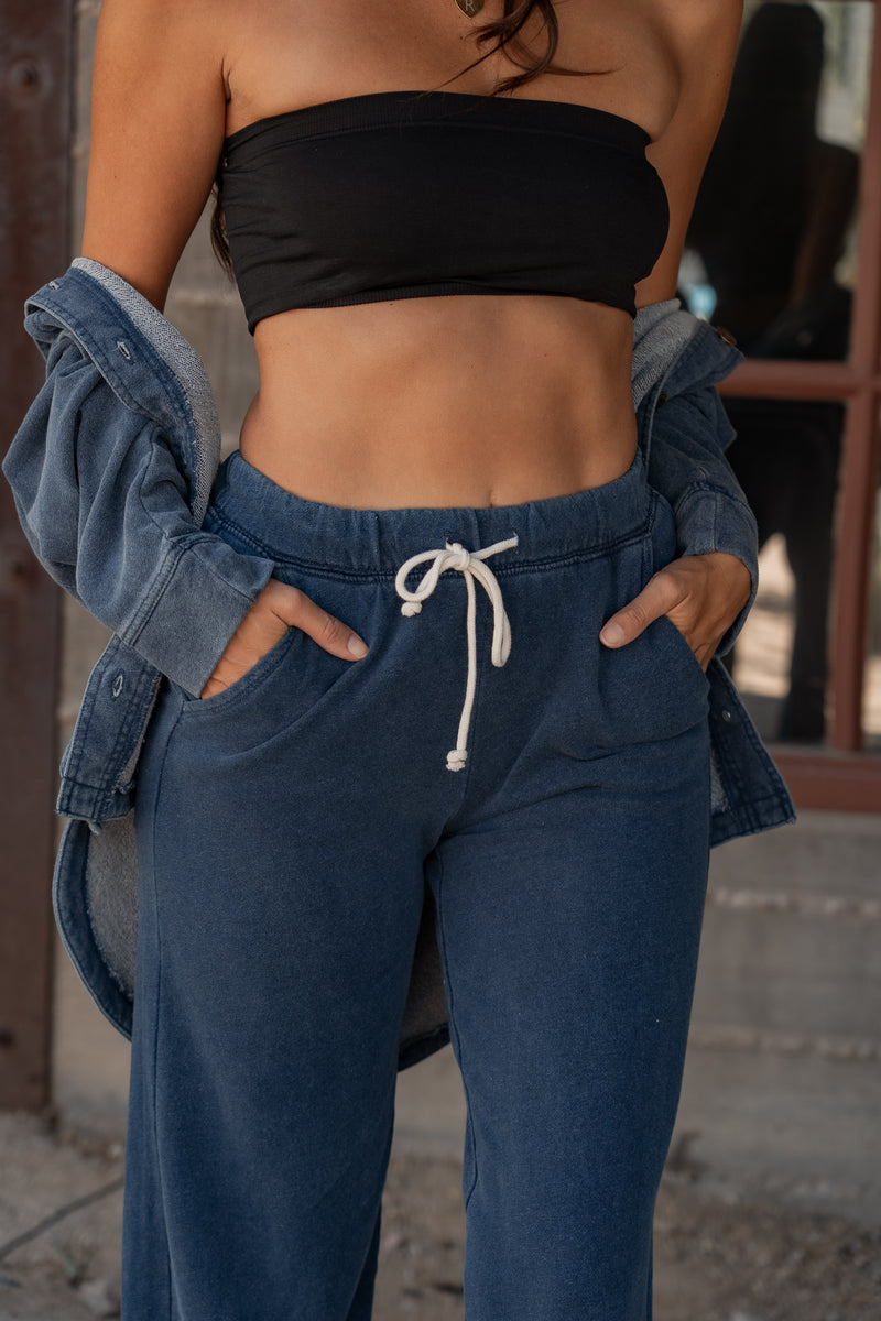 All Day Denim Knit Pant