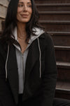 Weekend Layered Hoody Blazer