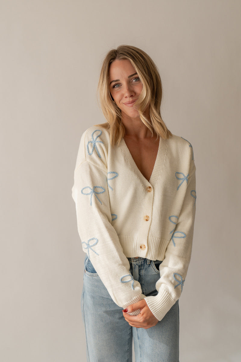 Bow Cardigan