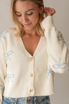 Bow Cardigan