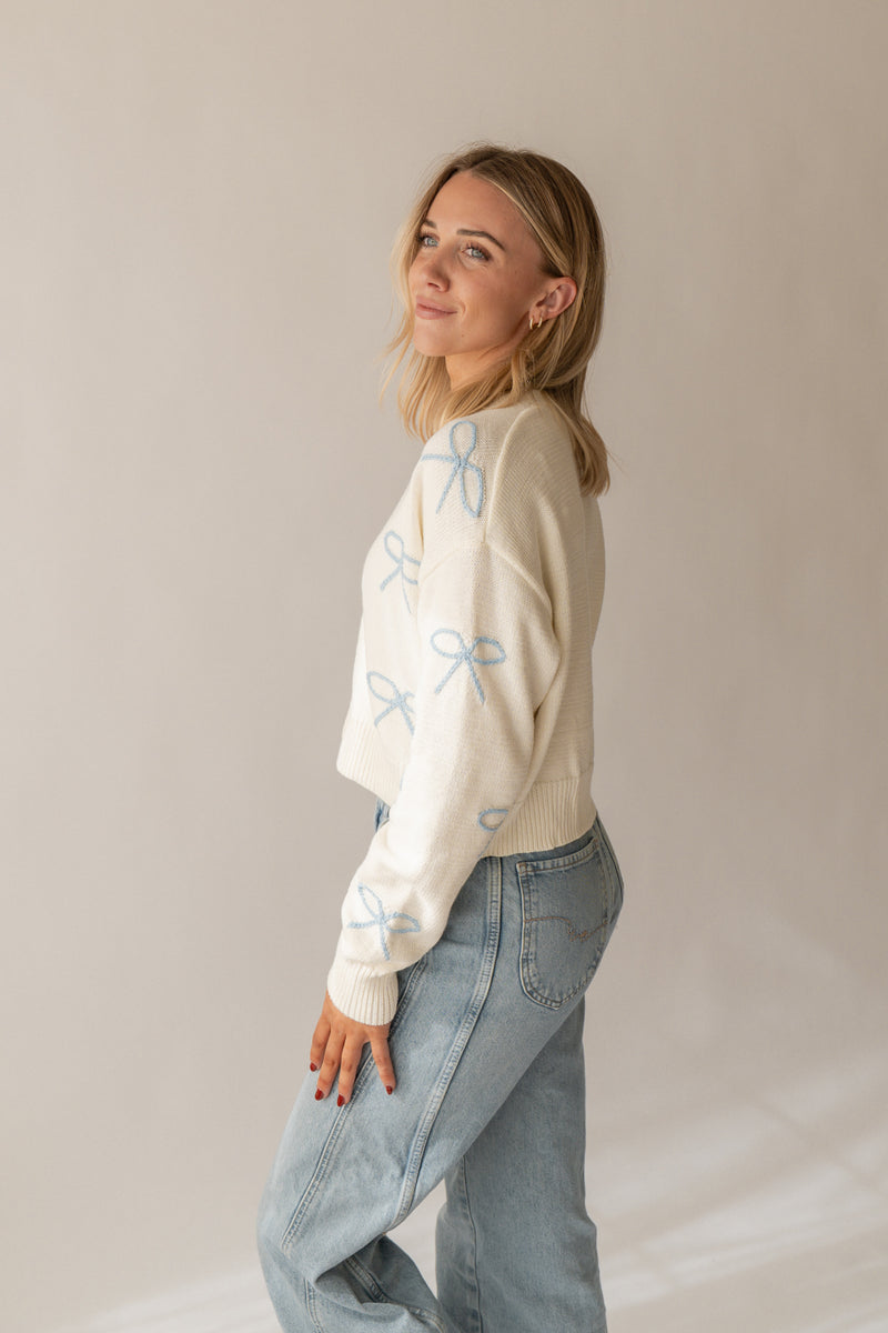 Bow Cardigan