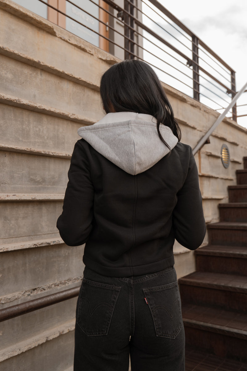 Weekend Layered Hoody Blazer