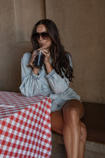 Phoenix Denim Zip Romper