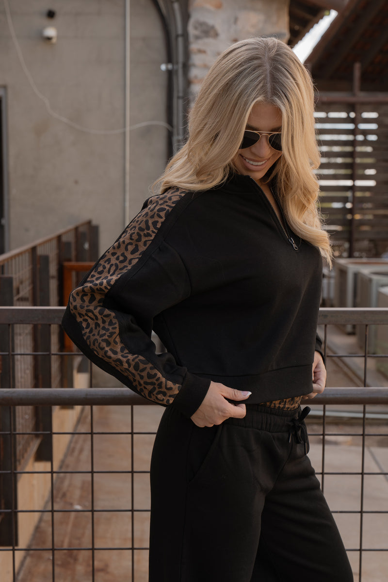 Touch of Leopard Zip