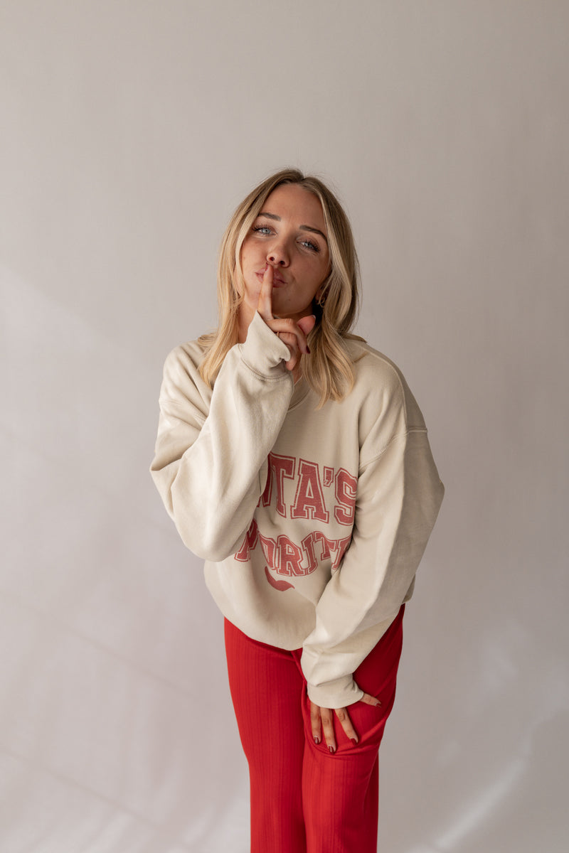 Santas Favorite Sweatshirt