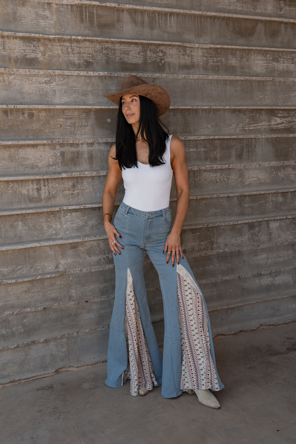 Avalon Lace Denim Jean