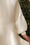 Balloon Sweater Dress - Cream
