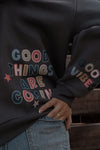 Feel Good Patch Sweatshirt