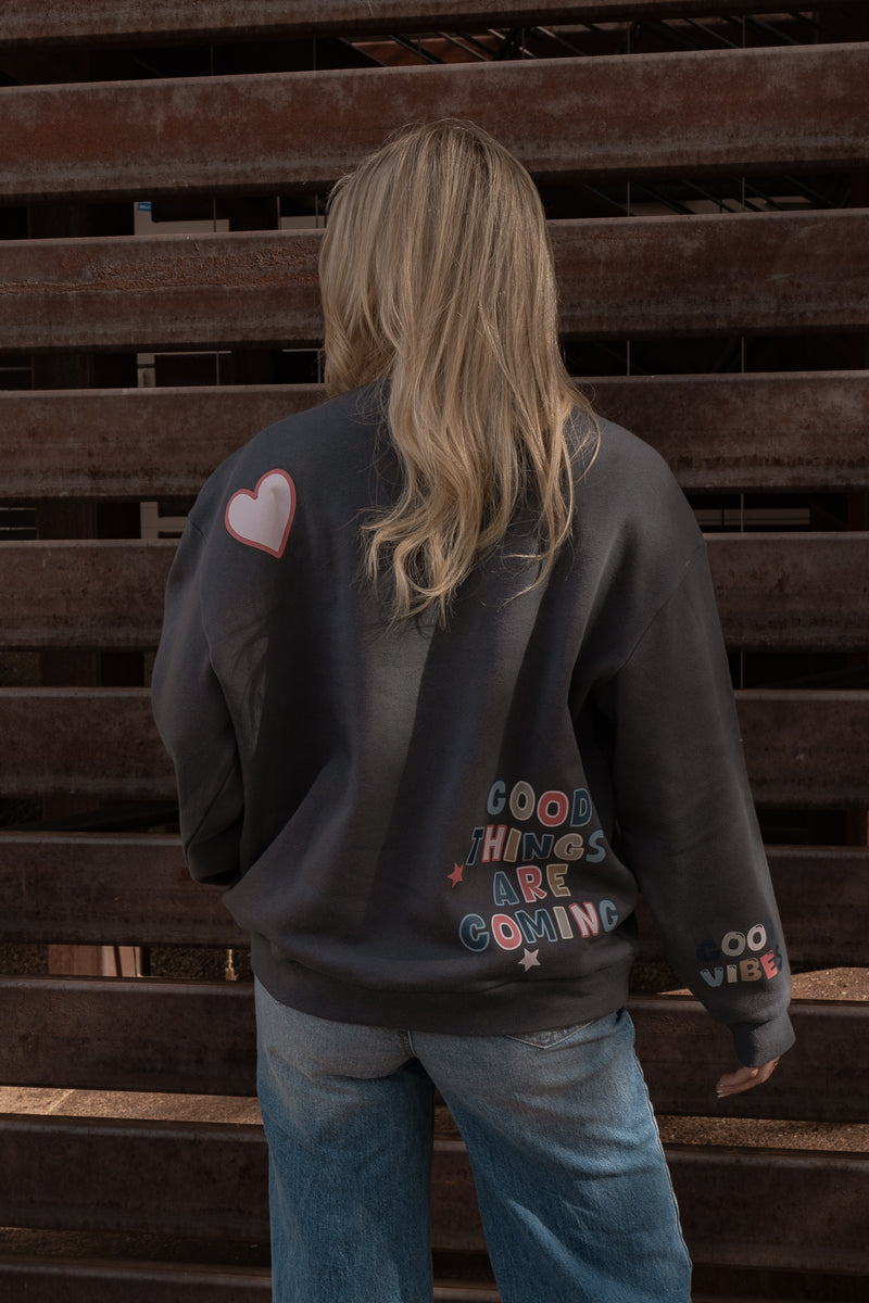 Feel Good Patch Sweatshirt