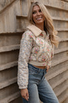 Floral Sherpa Jacket