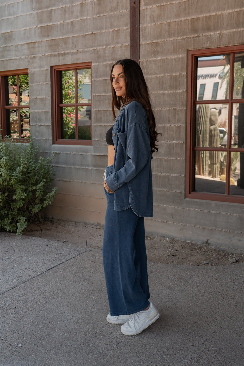All Day Denim Knit Pant