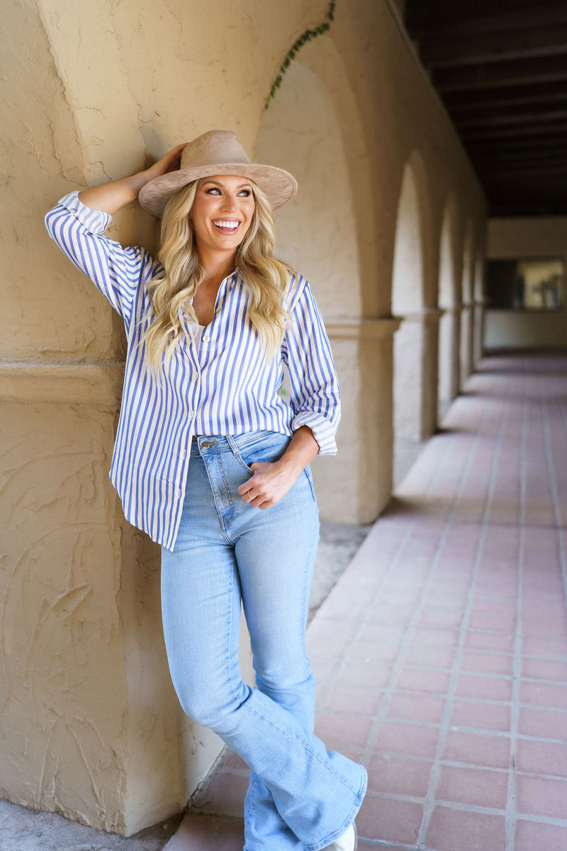 Boyfriend Striped Shirt