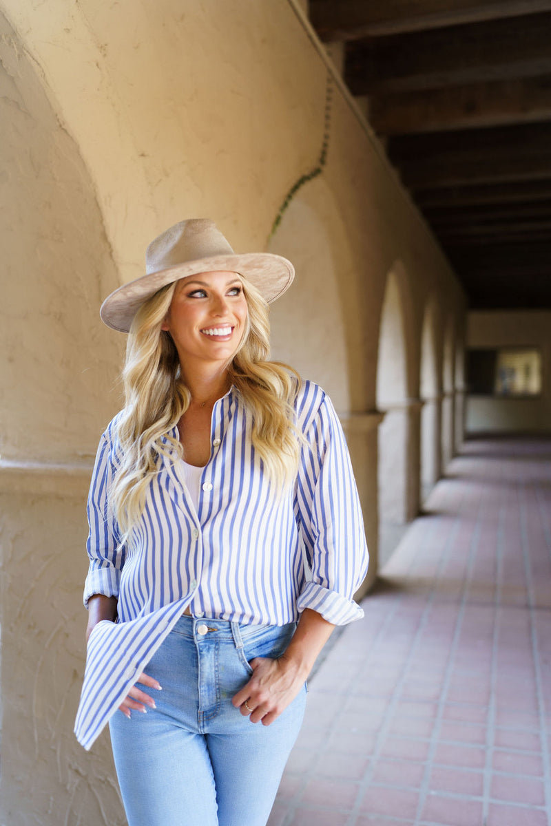 Boyfriend Striped Shirt